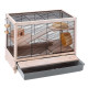 Деревянная клетка для хомяков и мышей CAGE HAMSTERVILLE BLACK 60 x 34 x h 49 cm