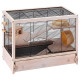 Деревянная клетка для хомяков и мышей CAGE HAMSTERVILLE BLACK 60 x 34 x h 49 cm