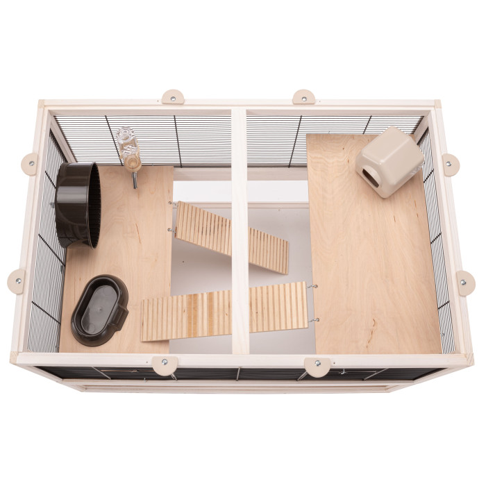 Деревянная клетка для мышей и хомяков DOMSTER 80 - 80 x 50 x h 56 cm