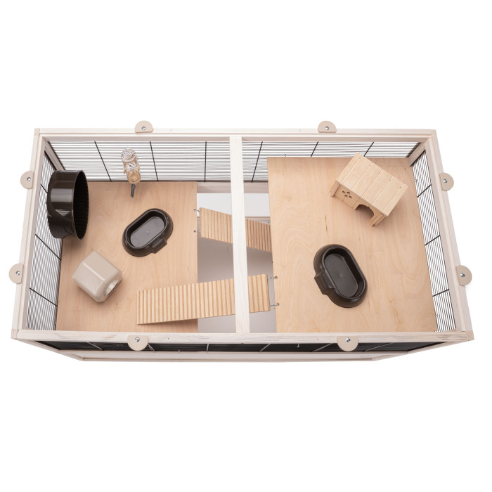 Деревянная клетка для мышей и хомяков DOMSTER 100 - 100 x 50 x h 61 cm