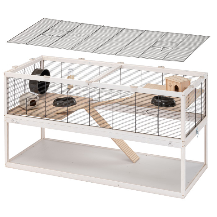 Деревянная клетка для мышей и хомяков DOMSTER 120 - 120 x 50 x h 66,5 cm