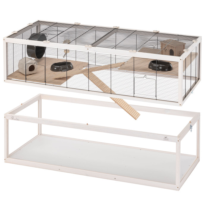 Деревянная клетка для мышей и хомяков DOMSTER 120 - 120 x 50 x h 66,5 cm