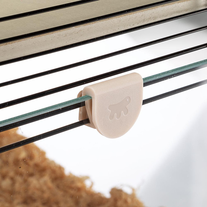 Стеклянная клетка для хомяков CAGE KARAT 60, 59,5 x 39 x h 52,5 cm