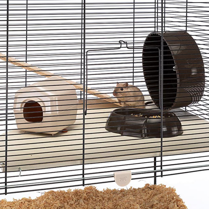 Стеклянная клетка для хомяков CAGE KARAT 60, 59,5 x 39 x h 52,5 cm