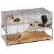 Скляна клітка для хом'яків CAGE KARAT 100, 98,5 x 50,5 x h 61,5 cm
