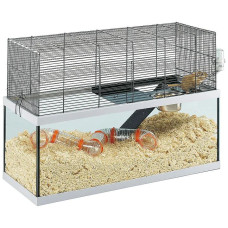 Стеклянная клетка для песчанок CAGE GABRY 80, 79 x 30,5 x h 51,4 cm