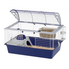 Клетка для кроликов и морских свинок CAGE CASITA 80 WHITE с широким пространством 78 x 48 x h 50 cm