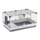 Клітка для кроликів та морських свинок CAGE KROLIK L GREY (x1) з аксесуарами 100 x 60 x h 50 cm