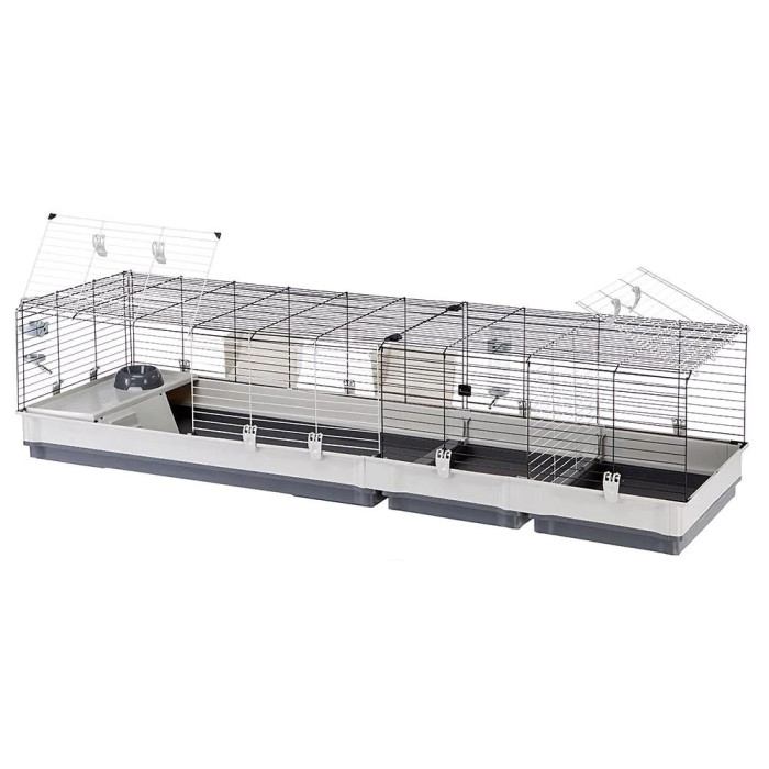 Клетка для кролика CAGE KROLIK 200 с расширительным модулем и перегородкой 205 x 60 x h 50 cm