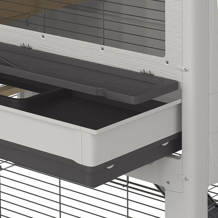 Пластиковая клетка для кроликов CAGE GRANDLODGE 120 PLUS GREY 115,5 x 73 x h 117 cm