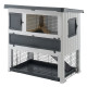 Пластиковая клетка для кроликов CAGE GRANDLODGE 120 PLUS GREY 115,5 x 73 x h 117 cm