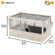 Деревянная клетка для кроликов CAGE ARENA 100 BLACK 100 x 62,5 x h 51 cm