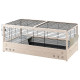 Деревянная клетка для кроликов CAGE ARENA 120 BLACK 125 x 64,5 x h 51 cm
