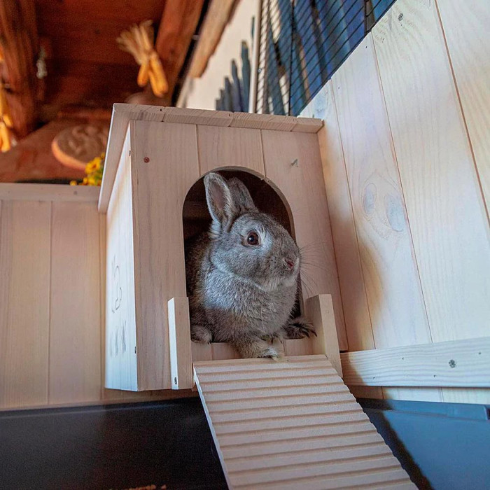 Деревянная клетка для кроликов CAGE COTTAGE 107,5 x 61,5 x h 102 cm