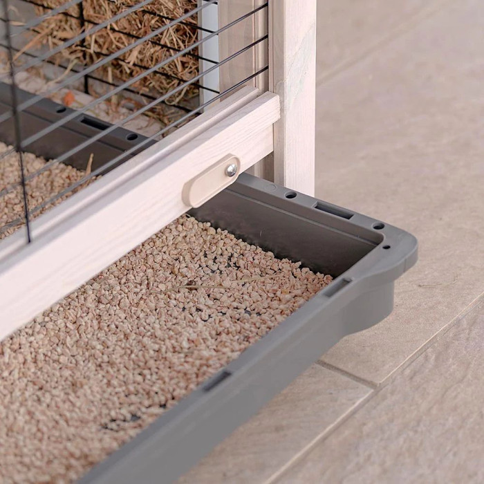 Деревянная клетка для кроликов CAGE COTTAGE LARGE для использования в помещении 129 x 70 x h 104,5 cm