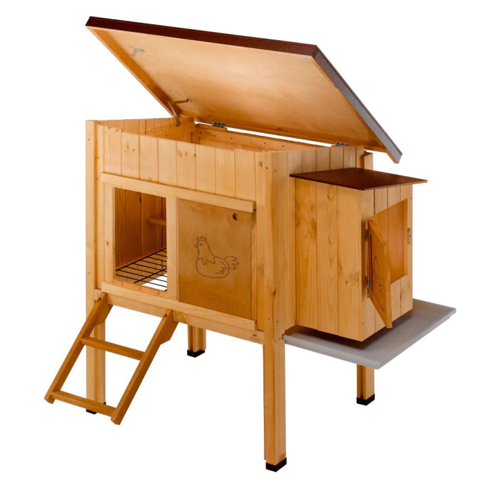 Дерев'яний будиночок для курей CAGE HEN HOUSE 10, 124 x 98 x h 110 cm