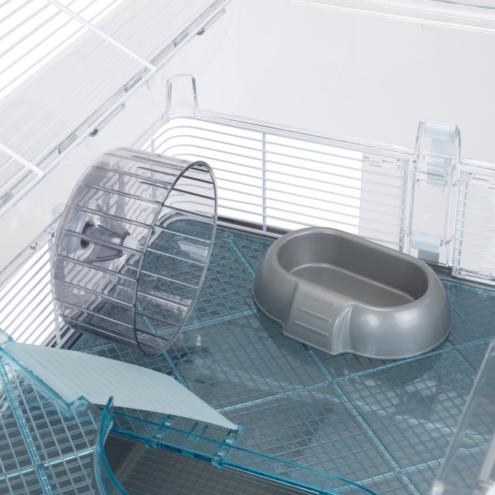 Трехэтажная клетка для хомяков CAGE DUNA FUN LARGE с открывающейся крышей 71,5 x 46 x h 41 cm