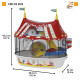 Клетка для хомяков CAGE CIRCUS FUN BLACK с цветными наклейками 49,5 x 34 x h 42,5 cm