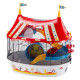 Клетка для хомяков CAGE CIRCUS FUN BLACK с цветными наклейками 49,5 x 34 x h 42,5 cm