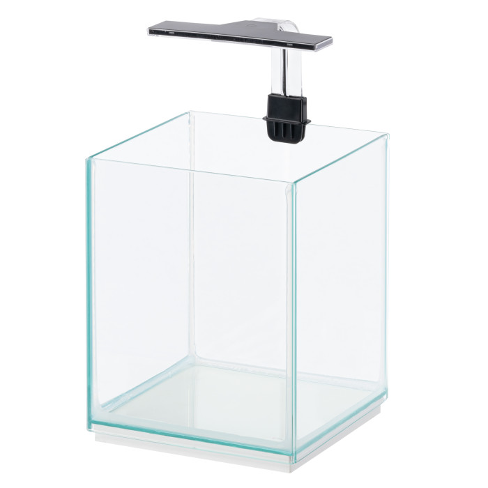 Компактный стеклянный аквариум TONGA 20 со светодиодной лампой – 22 x 22 x h 36 cm – 9,5 L