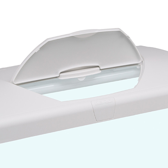 Стеклянный аквариум CAPRI 50 LED BLACK со светодиодной лампой, внутренним фильтром и обогревателем (52 x 27 x h 36 cm - 40 L)