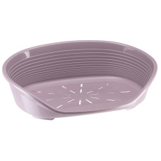 Пластиковый лежак SIESTA DELUXE 10 POWDER (розовый) для собак и кошек, 93,5 x 68 x h 28,5 cm