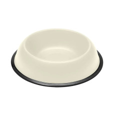 Металлическая миска MIRA KC 78 BOWL WHITE для собак и кошек 1,5 L