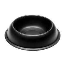 Металлическая миска MIRA KC 80 BOWL BLACK для собак и кошек 2,5 L