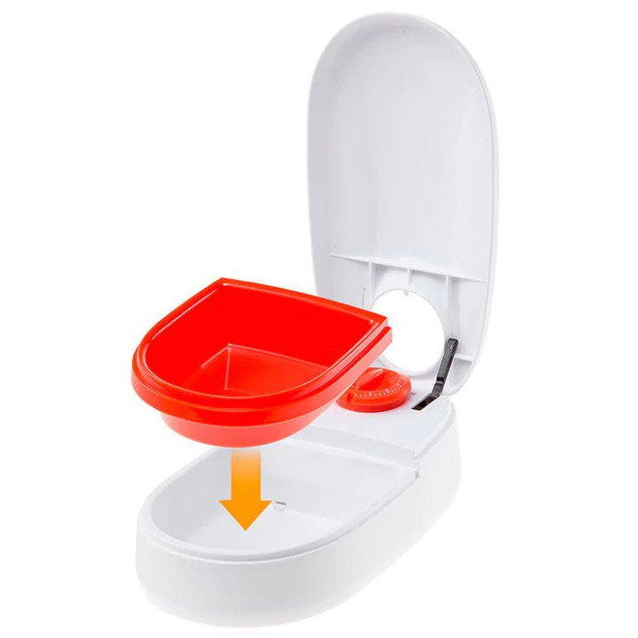 Автоматический диспенсер для корма с таймером COMETA BOWL для маленьких собак и кошек