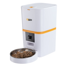 Автоматичний дозатор корму RISTO PET SMART для собак та котів, керований за допомогою застосунку та з інтелектуальними функціями, 19 x 35 x h 32,5 cm