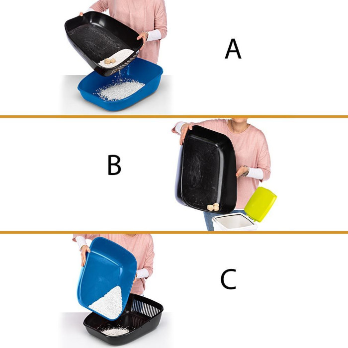 Туалет для кошек LITTER TRAY BIRBA Ferplast 55,5 x 43,5 x h 20,5 cm