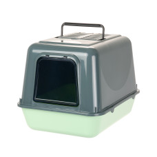 Закрытый туалет для кошек TOILET CLEAR CAT 20 Ferplast (39,5 x 52,5 x h 38 cm)