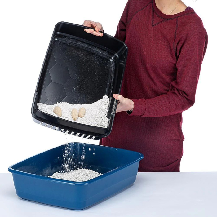 Закритий туалет для кішок TOILET HOME ARIEL 10 Ferplast із системою просіювання, 36x47xh 35 cm