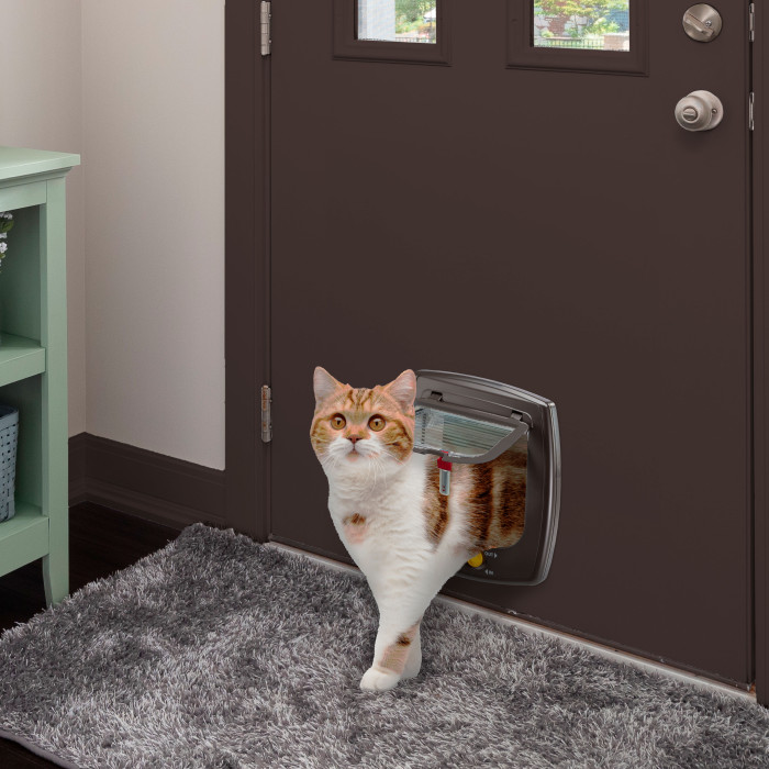 Дверка для кошек SWING 7 SET BROWN 