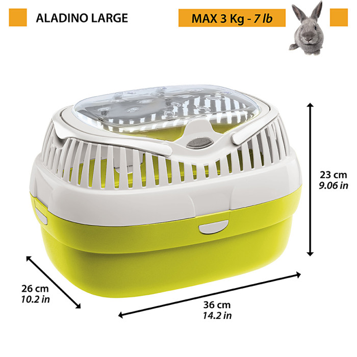 Переноска для дрібних тварин CARRIER ALADINO LARGE 36 x 26 x h 23 cm