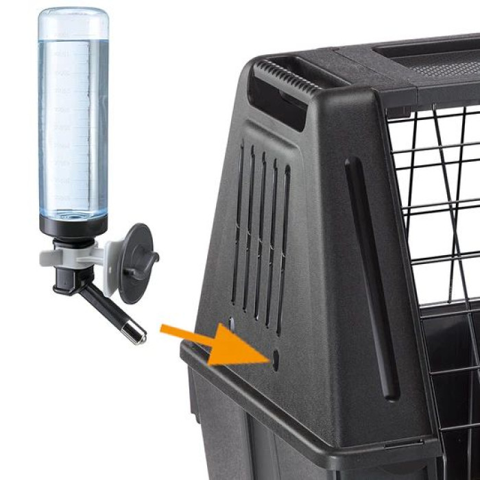 Автомобильная переноска для собак ATLAS CAR 80 SCENIC BLACK, 82 x 51 x h 61 cm