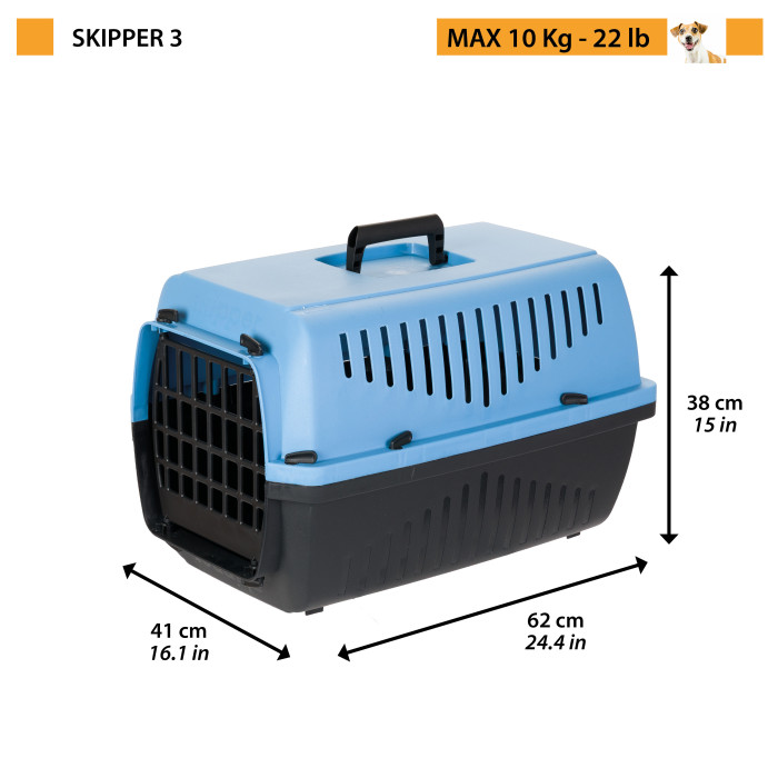 Переноска для собак и кошек FERPLAST CARRIER SKIPPER 3 (62 x 41 x h 38 cm)