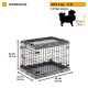 Сложная клетка для собак с 2 или 3 отверстиями SUPERIOR 60 (62 x 47 x h 50 cm)