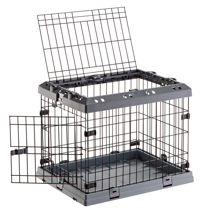 Складана клітка для собак з 2 або 3 отворами SUPERIOR 120 (118 x 77 x h 82,5 cm)