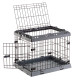 Складана клітка для собак з 2 або 3 отворами SUPERIOR 120 (118 x 77 x h 82,5 cm)