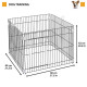 Загін для собак та цуценят CAGE PEN BLACK DOG TRAINING, 80x80xh 62 cm