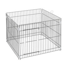 Загон для собак и щенков CAGE PEN BLACK DOG TRAINING, 80 x 80 x h 62 cm