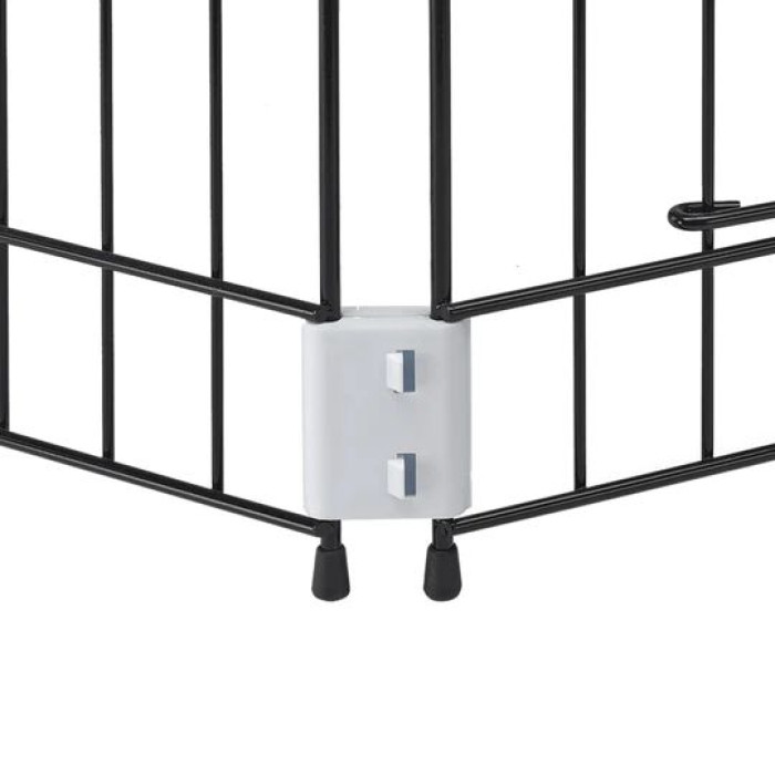 Загін для собак та цуценят CAGE PEN BLACK DOG TRAINING, 80x80xh 62 cm