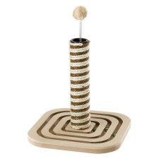 Когтеточка-столбик Ferplast PA 4001 CAT SCRATCHER с мячиком на пружинке 29,7 x 29,7 x h 41 cm