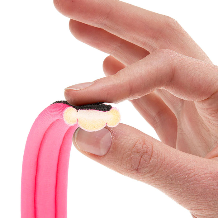 Ошейник для собак с мягкой подкладкой и застежкой с микрорегулировкой ERGOFLUO BLUE C25/60, A: 52-60 см B: 25 мм