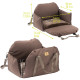 Сумка-переноска CRUISER для автомобиля, коричневая 52 x 46 x h 35 cm