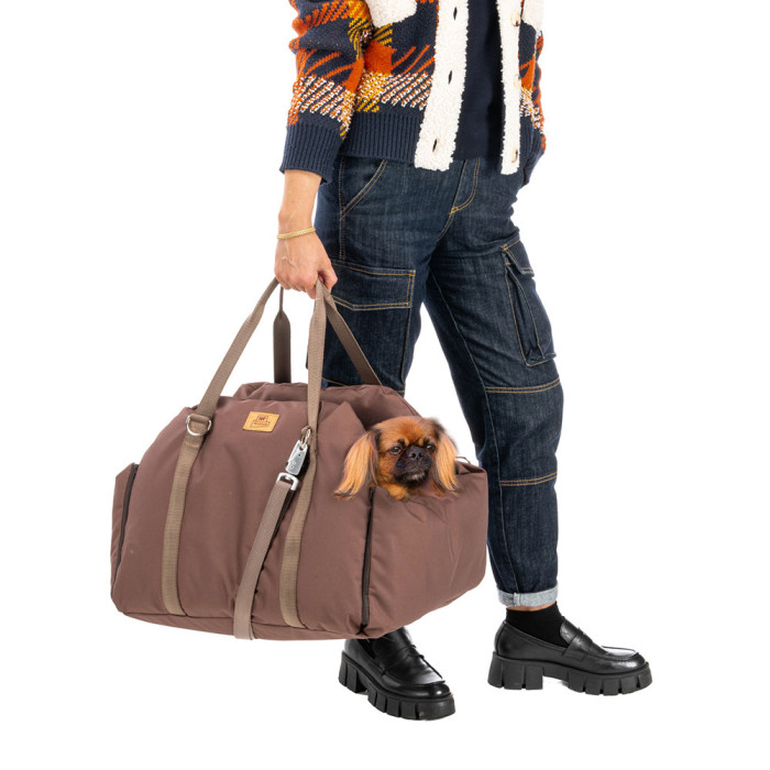 Сумка-переноска CRUISER для автомобиля, коричневая 52 x 46 x h 35 cm