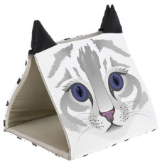 Домик для кошек TUNNEL HOUSE PYRAMID Ferplast 43 x 39 x h 38 cm