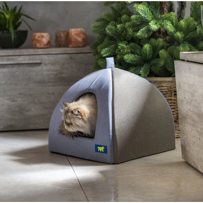 Домик для кошек и собак TIPI MEDIUM HOUSE LILAC-BLUE Ferplast 39 x 39 x h 36 cm