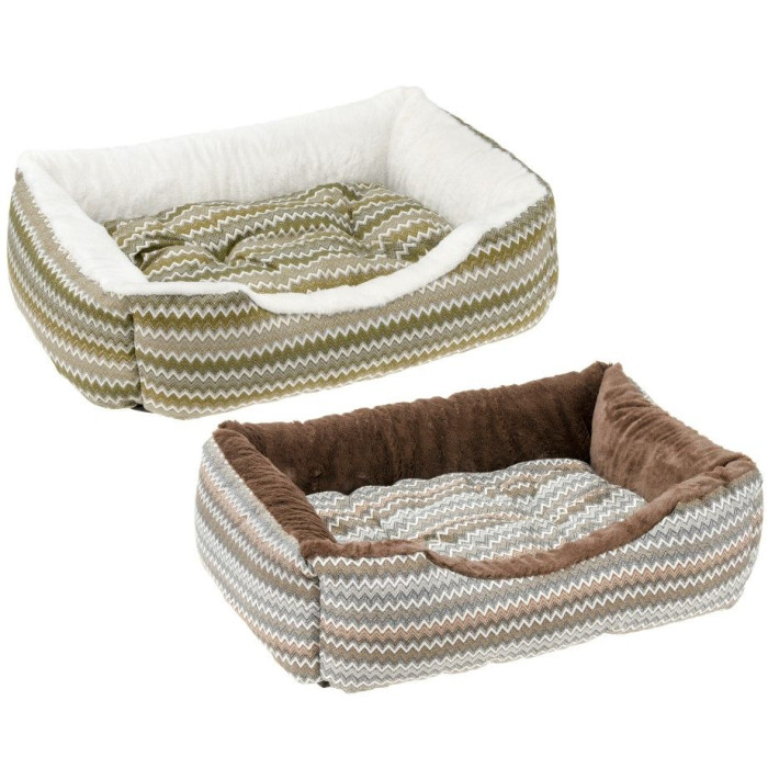 Лежак для кошек и собак COCCOLO 60 ROMBUS PINK-BRO Ferplast 66 x 50 x h 20 cm